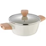 Кастрюля Bergner Naturally 20 см 2.4 л (BG-34745-CR): Форма Круглая