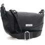 Женская сумка через плечо Borsa Leather черная (K12242bl-black)