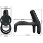 Насадка на член LYBAILE Pretty Love Vibrating Penis Sling Black