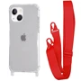 Чохол для iPhone WAVE Clear Case with Strap Red для iPhone 15