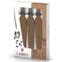 Набір ложок для латте Bergner Coffee & tea lovers 4 предмети (BG-46105-MM)