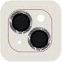 Защитное стекло для iPhone Epik Metal Shine Silver for Camera iPhone 15 / 15 Plus