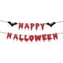 Гирлянда-растяжка бум. Yes! Fun Хэллоуин "Happy Halloween" 16 элементов 3 м глиттер крас (801185)