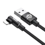Кабель Baseus USB Cable to Lightning MVP Elbow 1.5A 2m Black (CALMVP-A01): Тип USB Cable - Lightning