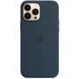 Чохол для iPhone Apple Silicone Case with MagSafe Abyss Blue (MM2T3) for iPhone 13 Pro Max: Матеріали силікон