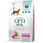 Сухой корм Optimeal Adult Cats для кошек с чувствительным пищеварением со вкусом ягненка 4 кг (4820083905605)