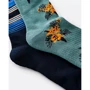 Носки Rip Curl Art Crew Sock (ART CREW SOCK 2-PK) 2 пары черные, синие фото 3