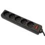 Сетевой фильтр Defender ES 3m 5 розеток black (99485)