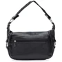 Женская сумка через плечо Borsa Leather черная (K1131-black): Тип Сумки