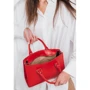 Женская сумка тоут The Wings Fancy красная (TW-Fency-red-ksr): Фактура Матовая, Гладкая