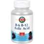 KAL Vitamin B6, B12 and Folic Acid Berry flavour Витамин B6, B12 и Фолиева кислота со вкусом ягод 60 жевательных таблеток