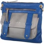Жіноча сумка через плече Laskara синя (LK-10238-blue-silver)
