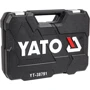 Набір торцевих головок з тріскачкою YATO YT-38791: Комплектація набору тріскачки, торцеві головки