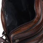 Мужская сумка планшет Borsa Leather коричневая (K18490-brown): Материал Натуральная кожа