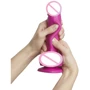 Реалистичный фаллоимитатор Strap-On-Me Sliding Skin Realistic Dildo Fuchsia - L