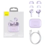 Наушники Baseus Encok W3 Purple (NGTW020405): Тип конструкции вакуумные