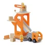 Деревянный игровой набор Viga Toys Подъемный кран и самосвал (51616)