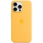 Чехол для iPhone Apple Silicone Case with MagSafe Sunshine (MWNP3) for iPhone 15 Pro Max: Цвет желтый