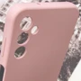 Чехол для телефонов Lakshmi Premium Silicone Case with Logo Full Camera Pink Sand for Samsung A155 Galaxy A15 4G / A156 Galaxy A15 5G: Пленка в комплекте нет