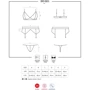 Эротический кружевной комплект Obsessive 810-SEG-2 set white S/M