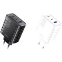 Зарядний пристрій Proove Wall Charger 2xUSB-C+USB Speed Surge GaN 65W White: Особливості Быстрая зарядка, Power Delivery (PD), USB-C