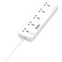 Мережевий фільтр ProLogix Premium PR-SC5415W (PR-SC5415W): Кількість розеток, шт 4