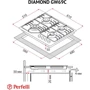 Варочная поверхность Perfelli DIAMOND GW69C BIANCO фото 6