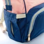 Жіночий рюкзак для мам Lanpad синій (32345 blue rose)