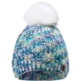 Женская шапка Hi-Tec Lady Vikna (LADY VIKNA-WHT/BLU/LIME MELANG) зеленая: Производитель Hi-Tec