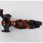 Самокат 5в1 Best Scooter, PU колеса, подсветка колес, Абстракция Black/Orange (102017): Тип колес литые