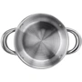 Кастрюля Fissman GULLIVER 14x7 см, 1.1 л со вставкой-пароваркой 14x6.5 см (5428): Форма Круглая