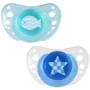 Пустышка Chicco Physio Air силиконовая от 6 до 16 месяцев Голубая 2 шт (75032.21.00.00)