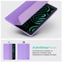 Аксессуар для планшетных ПК ArmorStandart Smart Case Fold Pen Light Purple for Xiaomi Pad 7 / 7 Pro (ARM82421): Материал Искусственная кожа + TPU