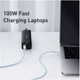 Кабель Baseus Cable USB-C to USB-C Dynamic Series Fast Charging 100W 2m Blue (CALD000303) фото 3