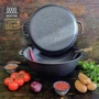 Казан узбекский Maysternya с крышкой-сковородой WOK 15л (V15СР) фото 4
