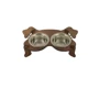 Миски на подставке Lucky Pet Dog 2x200 мл 32x19x8 см коричневые (4820224213583)