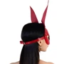 Шкіряна маска Зайчики Art of Sex - Bunny mask, червоний