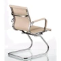 Конференц-крісло Special4You Solano office artleather beige (E5906): Оснащення підлокітники, Без коліщатків