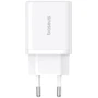 Зарядное устройство Baseus Wall Charger USB-C+USB Cube Fast Charger 20W Cluster White (P10111403213-00): Количество USB-портов 2