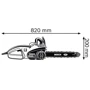 Пила цепная Bosch GKE 35 BCE (0601597603): Шаг цепи 3/8 дюйма