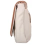 Женская сумка почтальонка Laskara бежевая (LK-DB278-beige-honey): Фактура Матовая, Гладкая