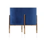 Пуф AMF Mylene Blue / Golden Chrom (547475) фото 4