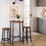 Барный стул Leobert Halmar 2 штуки в стиле Loft коричневый (5903332062683) фото 6
