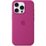 Чехол для iPhone Apple for iPhone 16 Pro Silicone Case with MagSafe Fuchsia (MYYN3) : Материалы Силикон