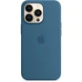 Чехол для iPhone Apple Silicone Case with MagSafe Blue Jay (MM2G3) for iPhone 13 Pro: Материалы Силикон