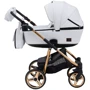 Коляска 2 в 1 Adamex Barcelona Polar (Pink Gold) кожа 100% BR321 (624627): Количество блоков 1