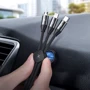 Кабель Baseus USB Cable to Lightning/microUSB/USB-C Car Co-Sharing 3.5A 1m Black (CAMLT-FX01) фото 6