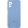Чохол для телефона Mobile Case Silicone Cover Shield Camera Lilac Blue для Xiaomi Redmi Note 10 5G / Poco M3 Pro / Poco M3 Pro 5G