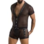 Соблазнительный комплект Passion 052 SET MICHAEL black XXL/XXXL