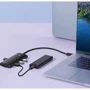 Адаптер Baseus Adapter Lite Series USB to 4хUSB3.0+USB-C Black (WKQX030001) фото 10